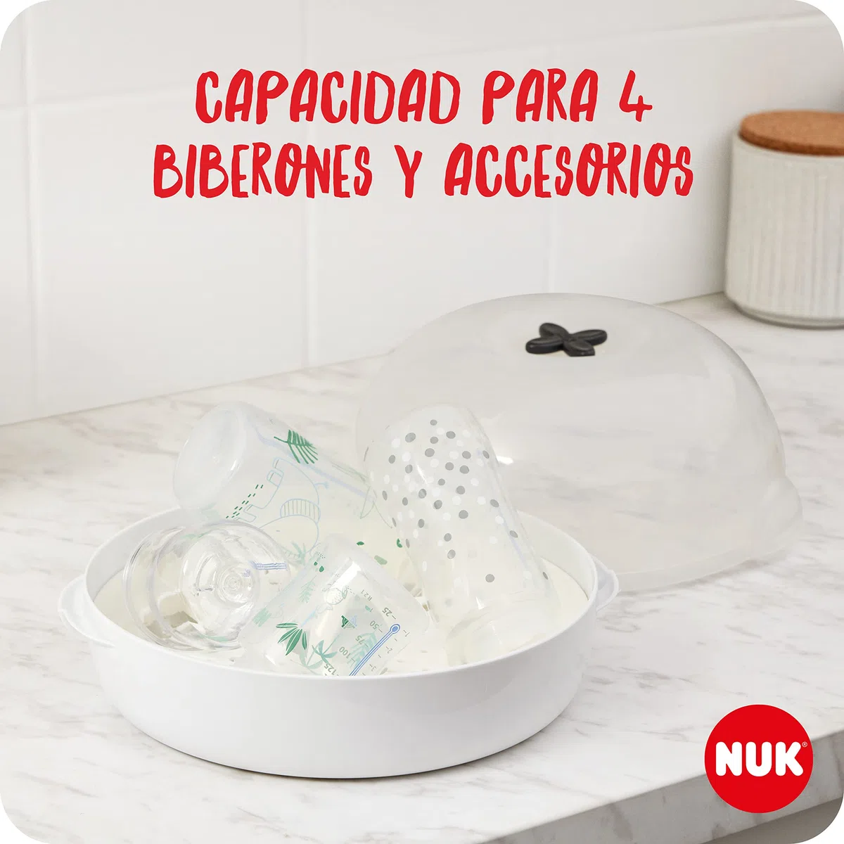 Esterilizador A Vapor Nuk Para Microondas