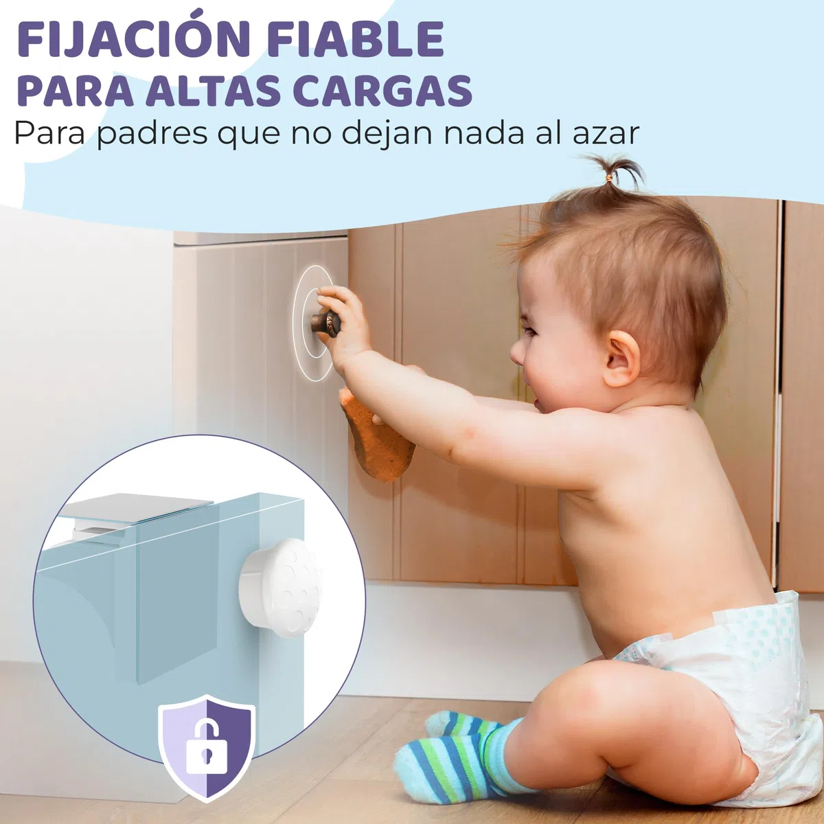 12 Seguros para Bebés + 3 Llaves – Cierre Magnético Invisible para Armarios y Cajones – Bloqueo de Seguridad Infantil con Cerradura Magnética – Imanes Adhesivos para Muebles