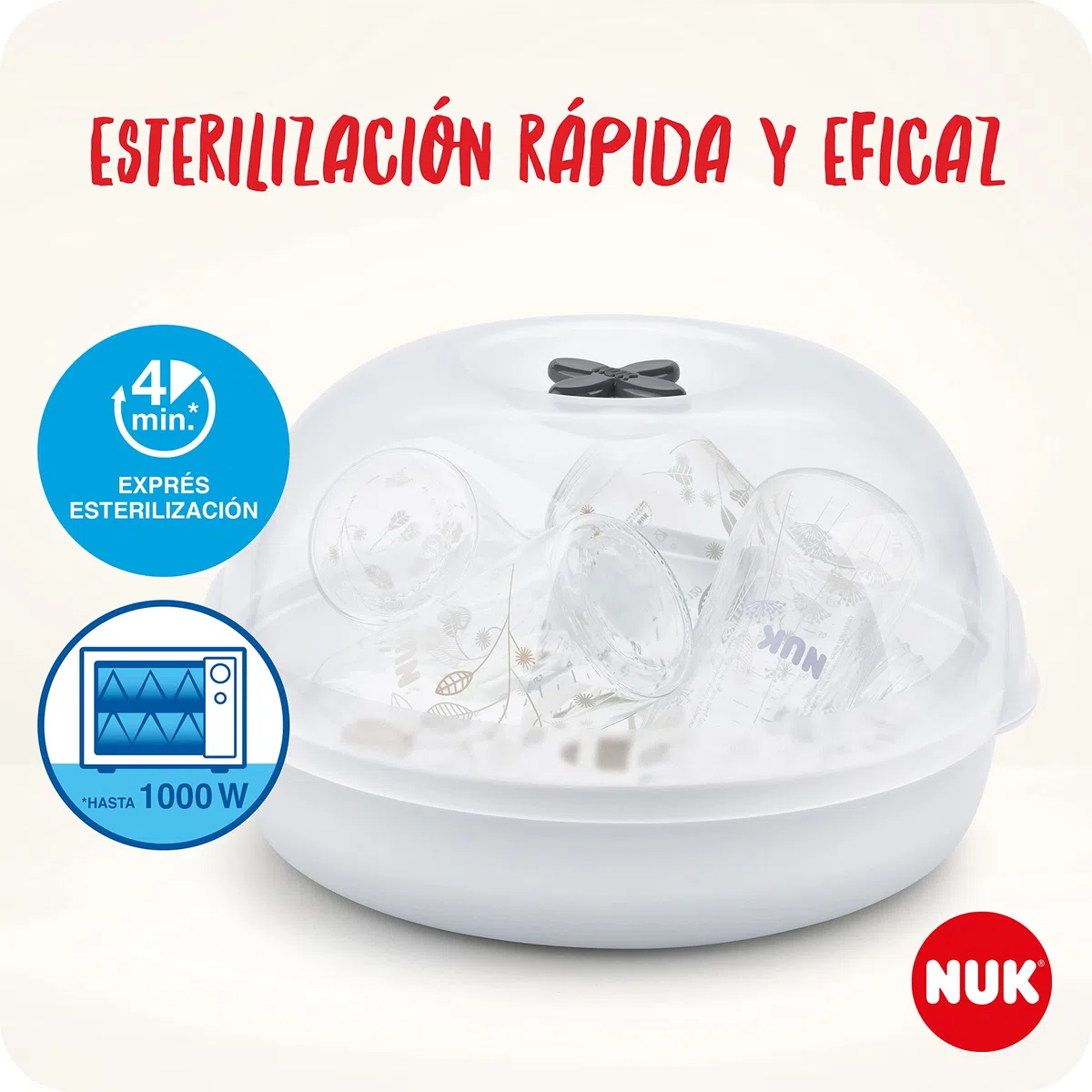 Esterilizador A Vapor Nuk Para Microondas