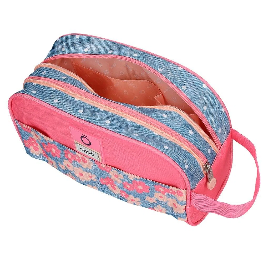 Enso Little Dreams Neceser Adaptable Rosa 26x16x11 cms Poliéster…
