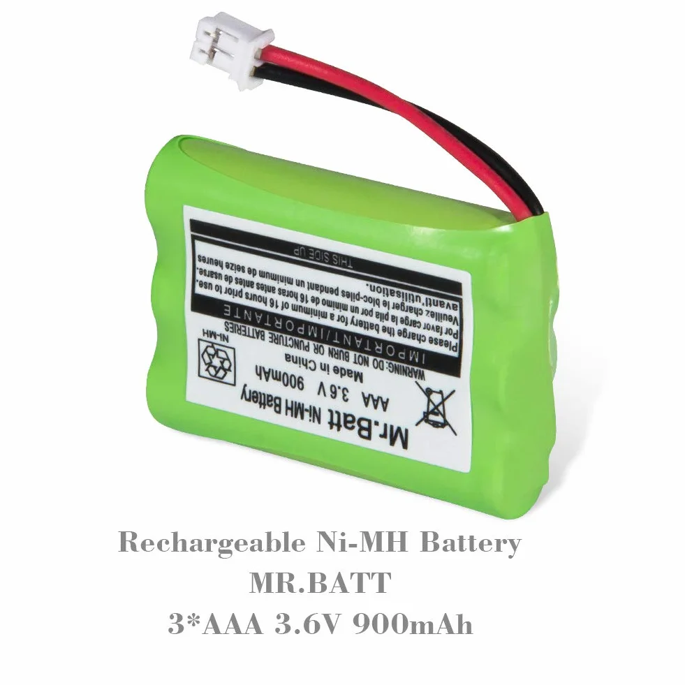 Getue Mr.Batt 900mAh Replacement Battery for Motorola Baby Monitor MBP33 MBP33S MBP33PU MBP36 MBP36S MBP36PU