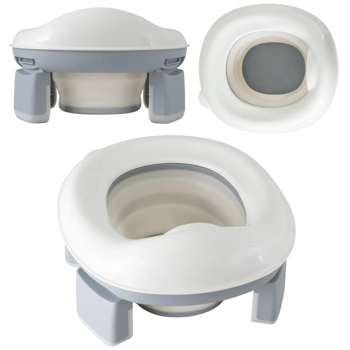 ALMAR Baby Orinal portátil para niños reductor de wc plegable bebes asiento inodoro compacto con bolsas orinal infantil adaptador wc compacto