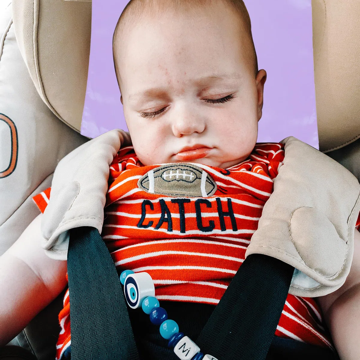 2 fundas de satén para reposacabezas de asiento de coche para bebés, suave sensación de seda para protección del cabello, protector de pelo de satén para asiento de coche (rosa + morado)