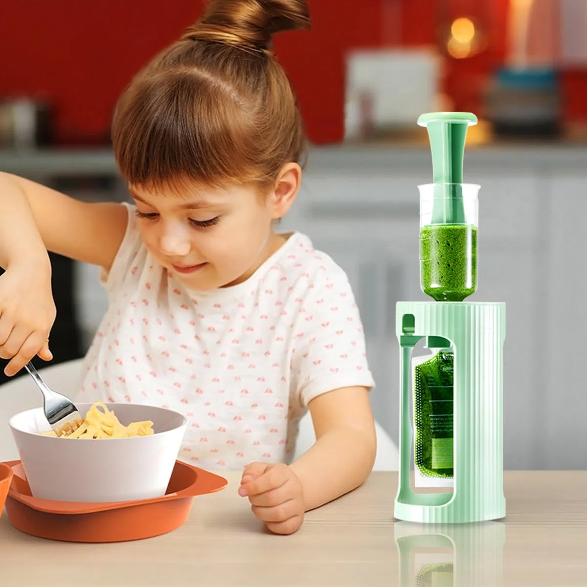Bolsas reutilizables para apretar | Kit Recargable para Puré de Frutas y Alimentos | Bolsas ecológicas para niños, relleno fácil de usar, fácil limpieza, no necesita soporte