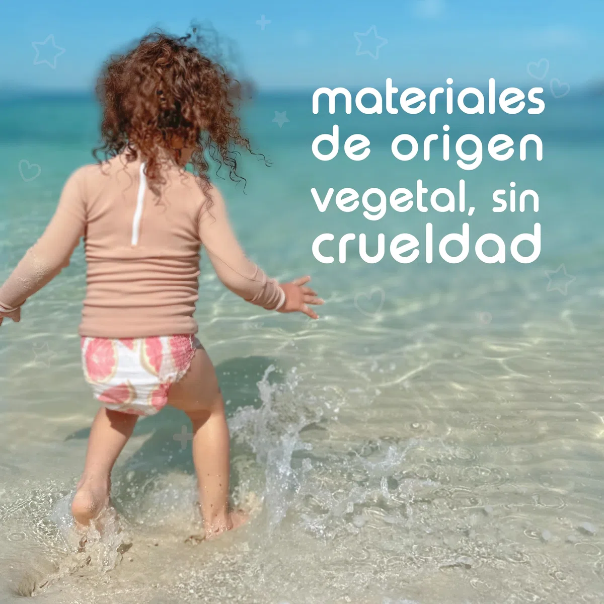 PureBorn Pañal Bañador Desechable, Swim Pants, Talla M (6-11kg), 18 unidades, Diseñados para la Playa y la Piscina, Ultra-Suaves, Elásticos, Sin Fugas, Estampados de Verano