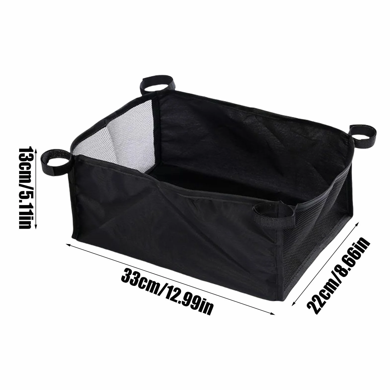 Cesta debajo del cochecito, Cesta inferior del cochecito, Organizador debajo del cochecito, Red inferior de malla portátil, tela Oxford de almacenamiento debajo del cochecito para cochecitos de bebé