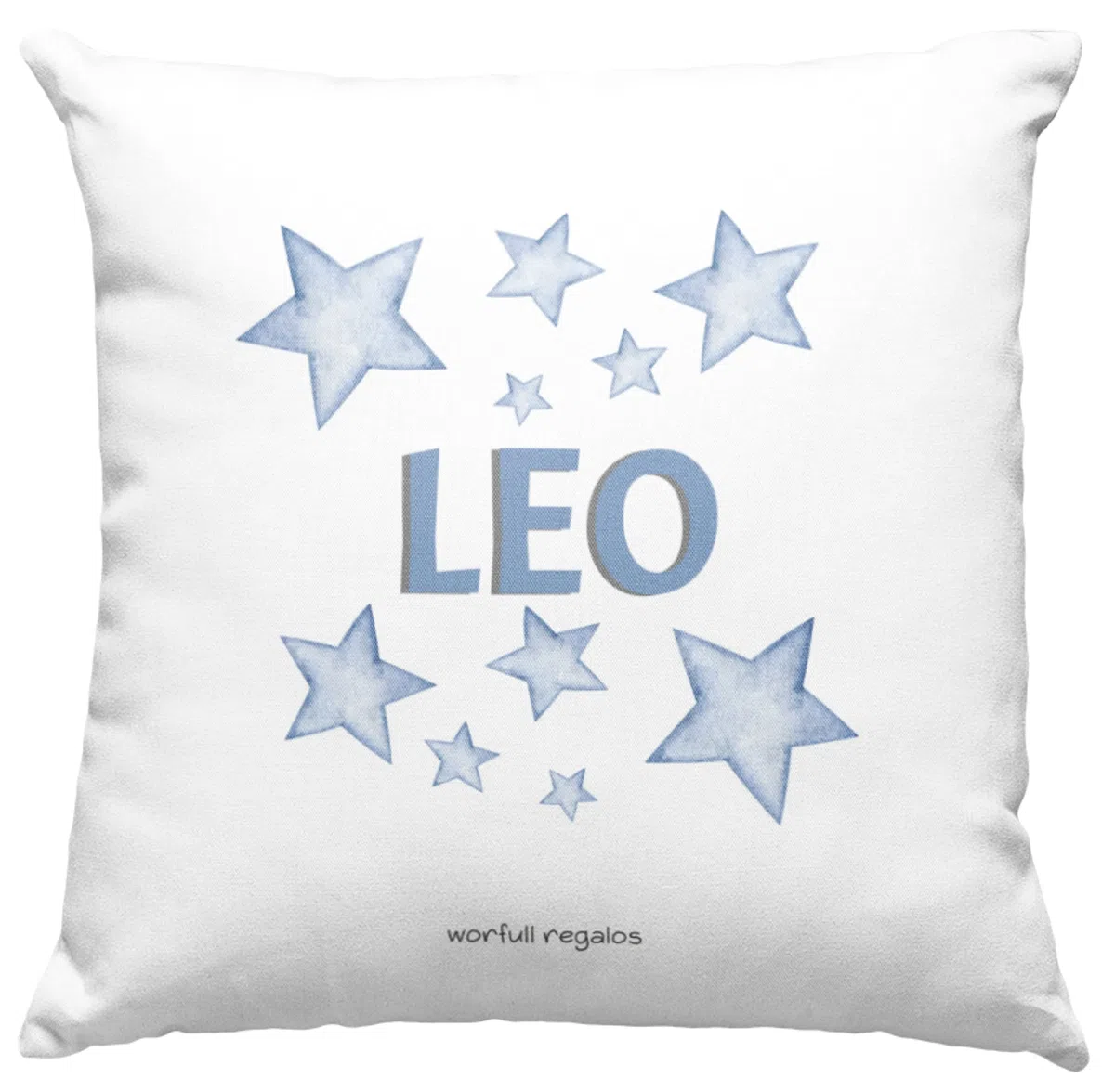 Cojín Nacimiento Personalizado Puro Amor Frente y Dorso con Foto del bebé y Datos. NIÑAS-NIÑOS, Regalo Original – Cojín Natalicio para recién Nacidos – Bautizo - Regalo Original.