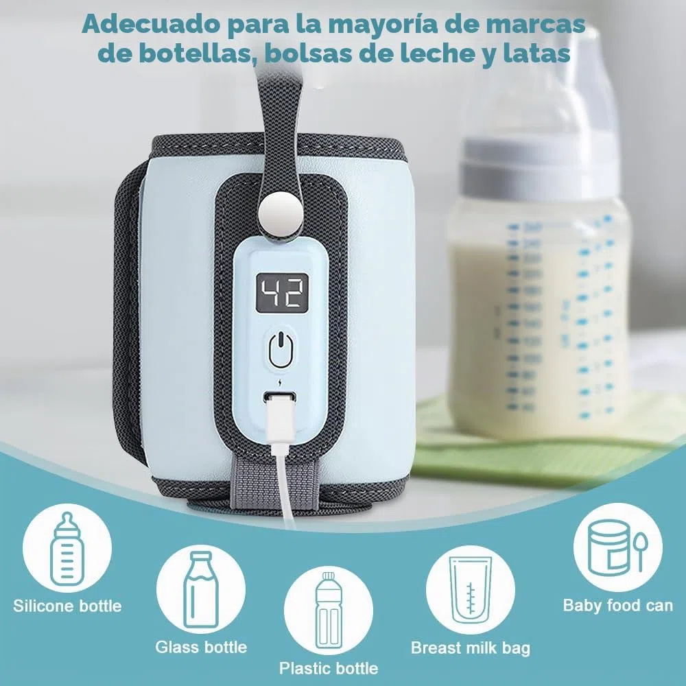 mizikuu Calienta Biberones, Calentador de biberones Termostato rápido Calentador de Alimentos y Biberones con Temporizador y Descongelación Calientabiberones para biberones, calentador de biberones