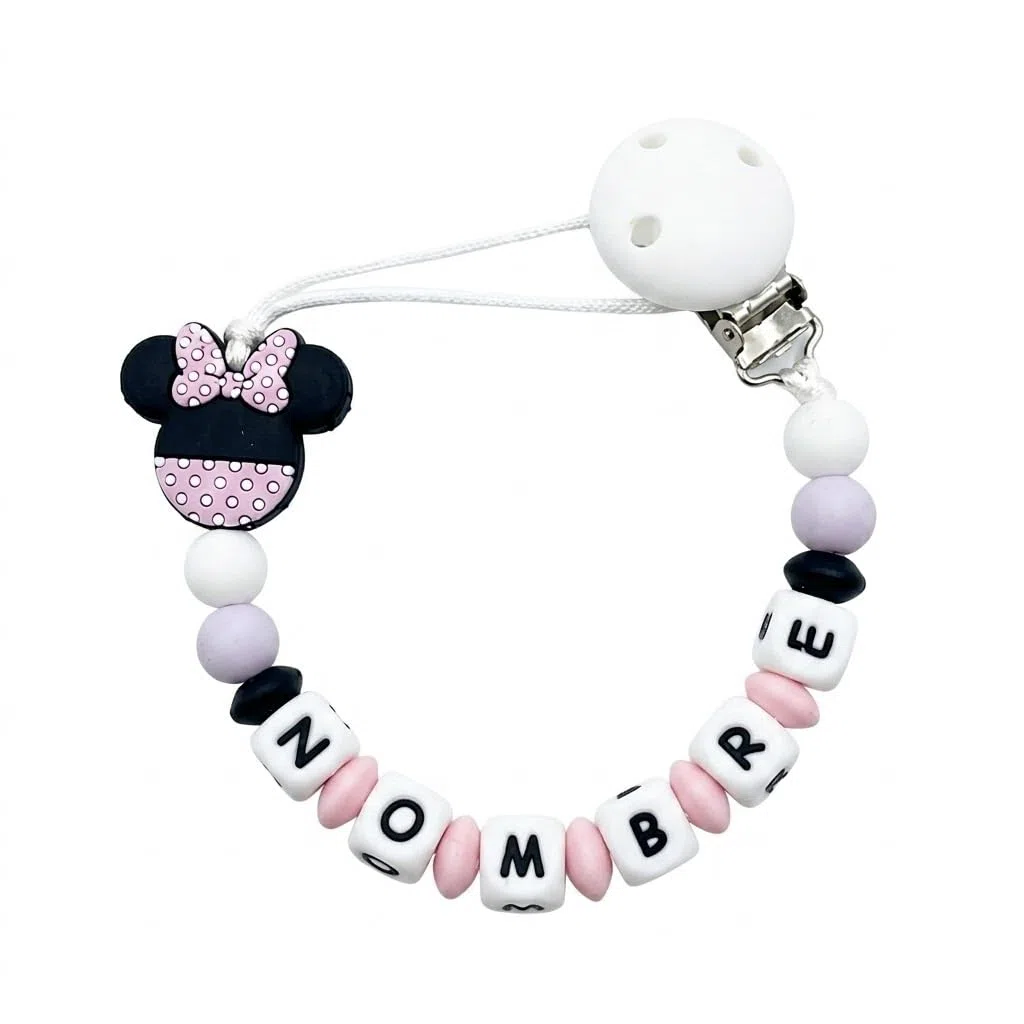 Regalo Personalizado para Bebe Recien Nacido Set Personalizado - Chupetero Personalizado - Sujetachupetes - Bolsa chupetero -Accesorios