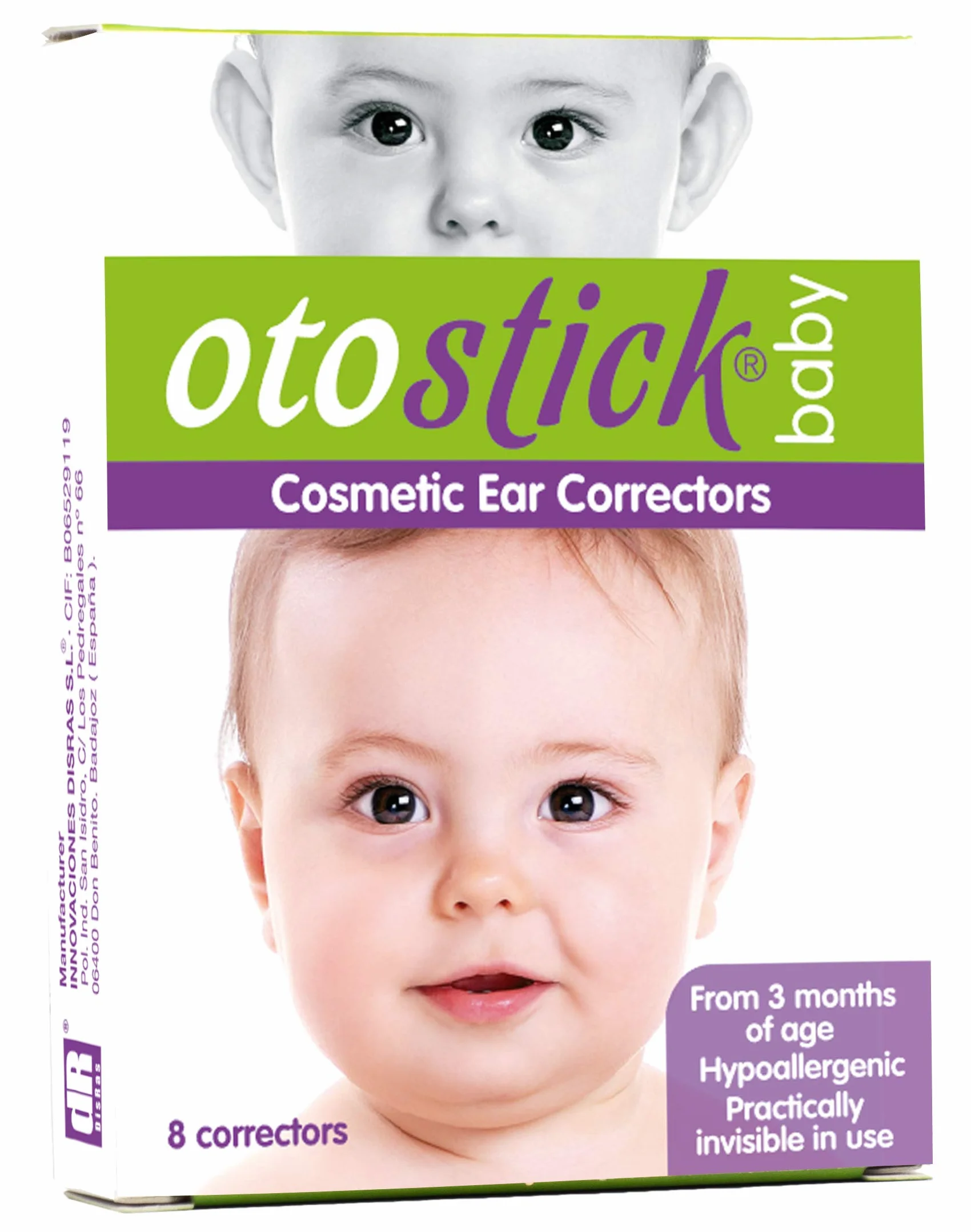 Otostick | Corrector estético para Orejas Separadas | Contiene 8 correctores.