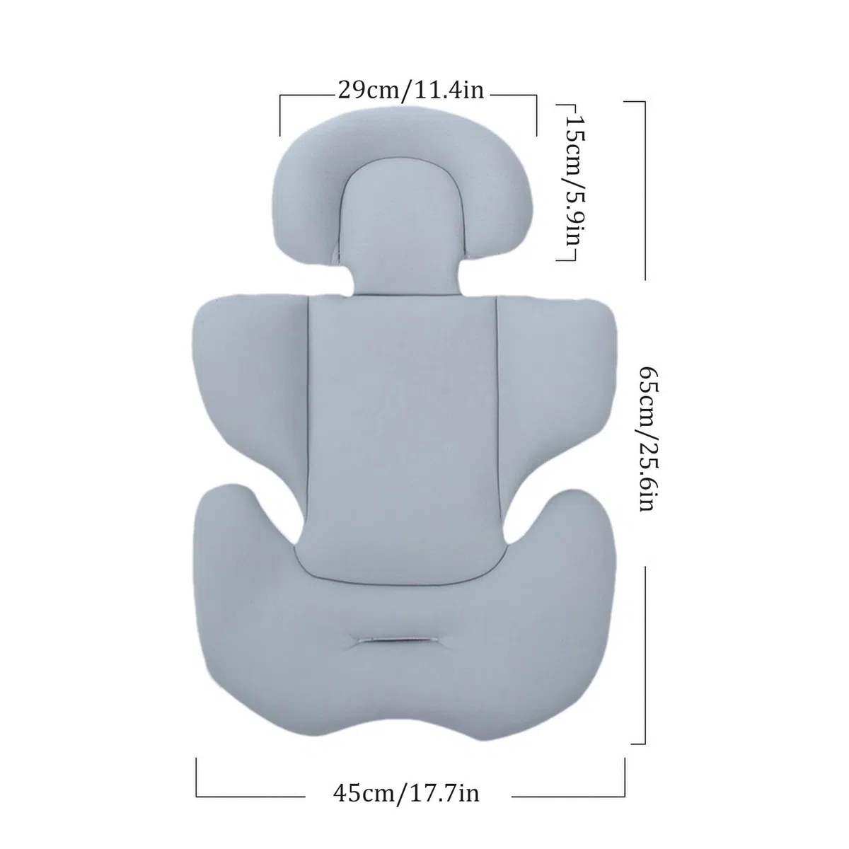 Cojín para asiento de coche para bebé, soporte para la cabeza del asiento de coche para recién nacidos | Cojín extra para asiento de coche,Soporte para cabeza y cuerpo de asiento de coche, almoh
