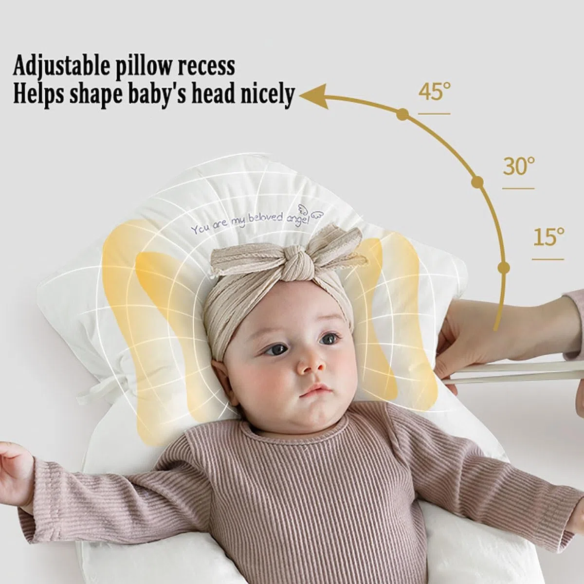 Almohada De Soporte for Todo El Cuerpo, Almohada Genérica De Posicionamiento Lateral, Almohada for Abrazar En Forma De U, Extraíble Y Lavable for Cabeza, Cuello, Piernas Y Todo El Cuerpo