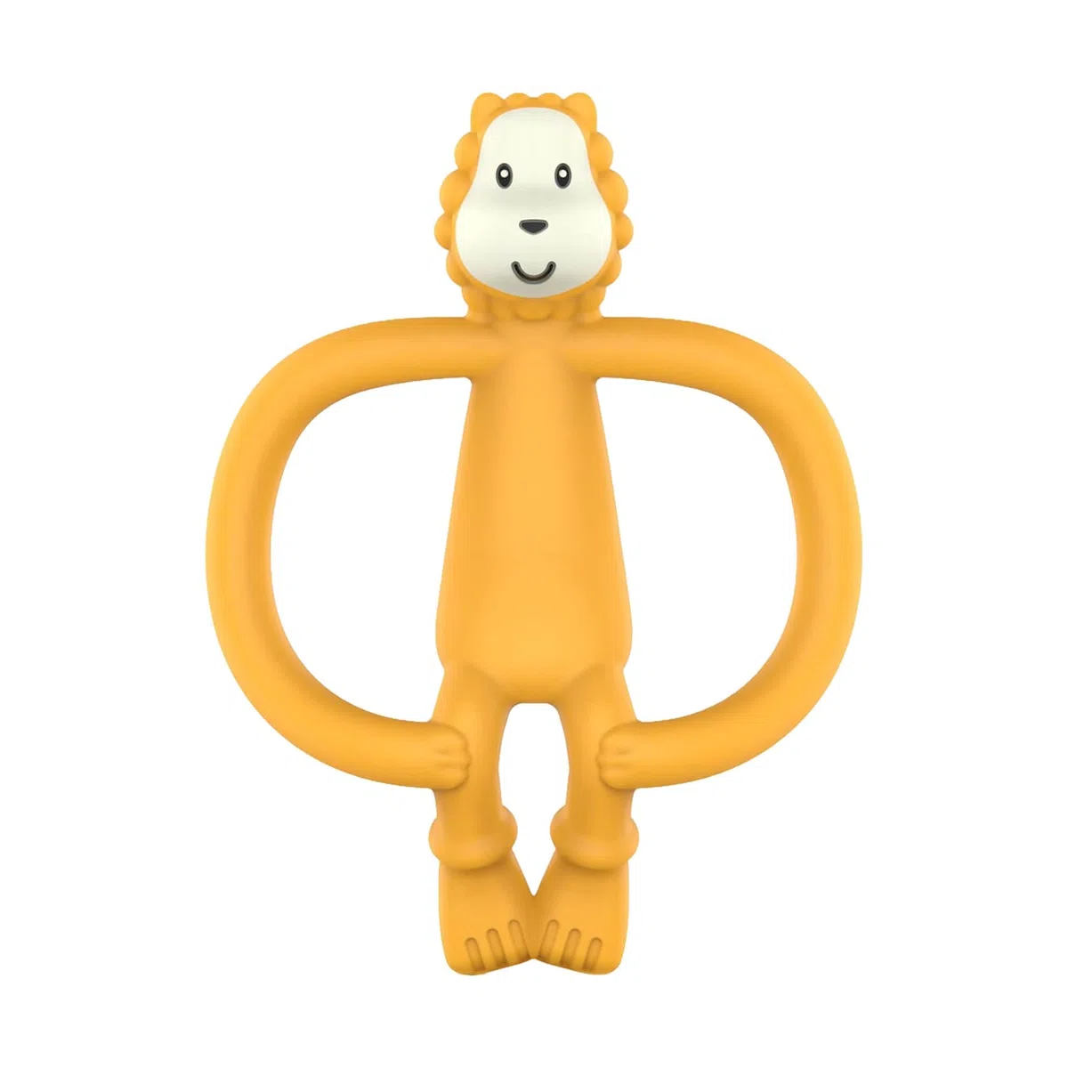 Matchstick Monkey, Antimicrobial Silicone Teether & Gel Applicator, Easy To Grip, BPA Free, 3 Months Old+, 11 cm, Ludo Lion