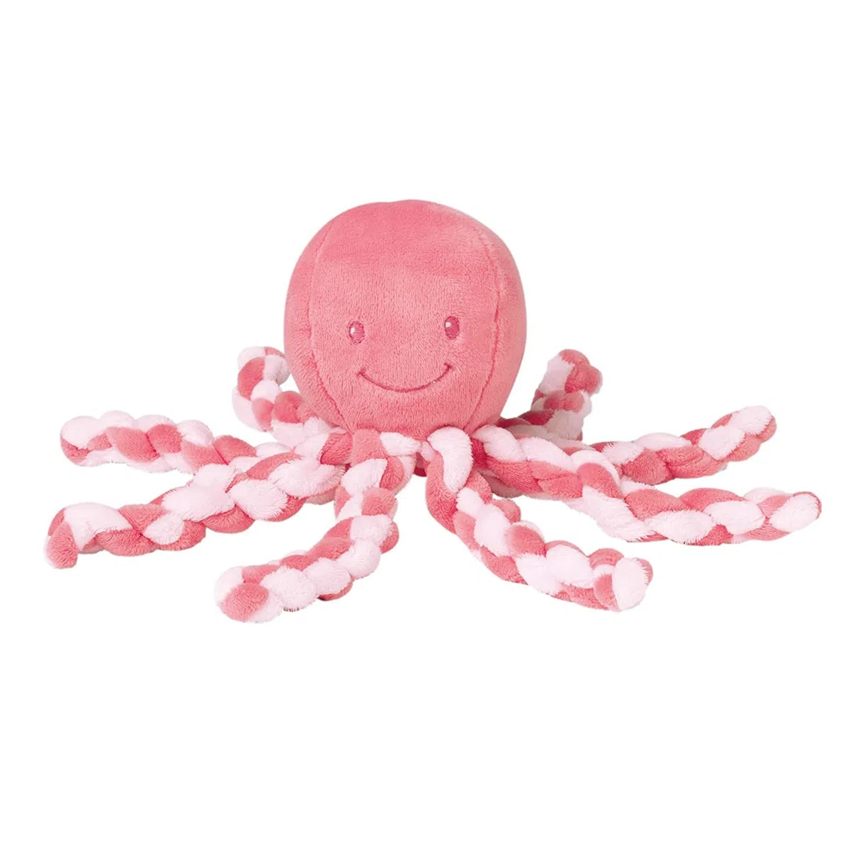 Nattou Peluche de Pulpo, Para recién nacidos y prematuros, 23 cm, Rosa