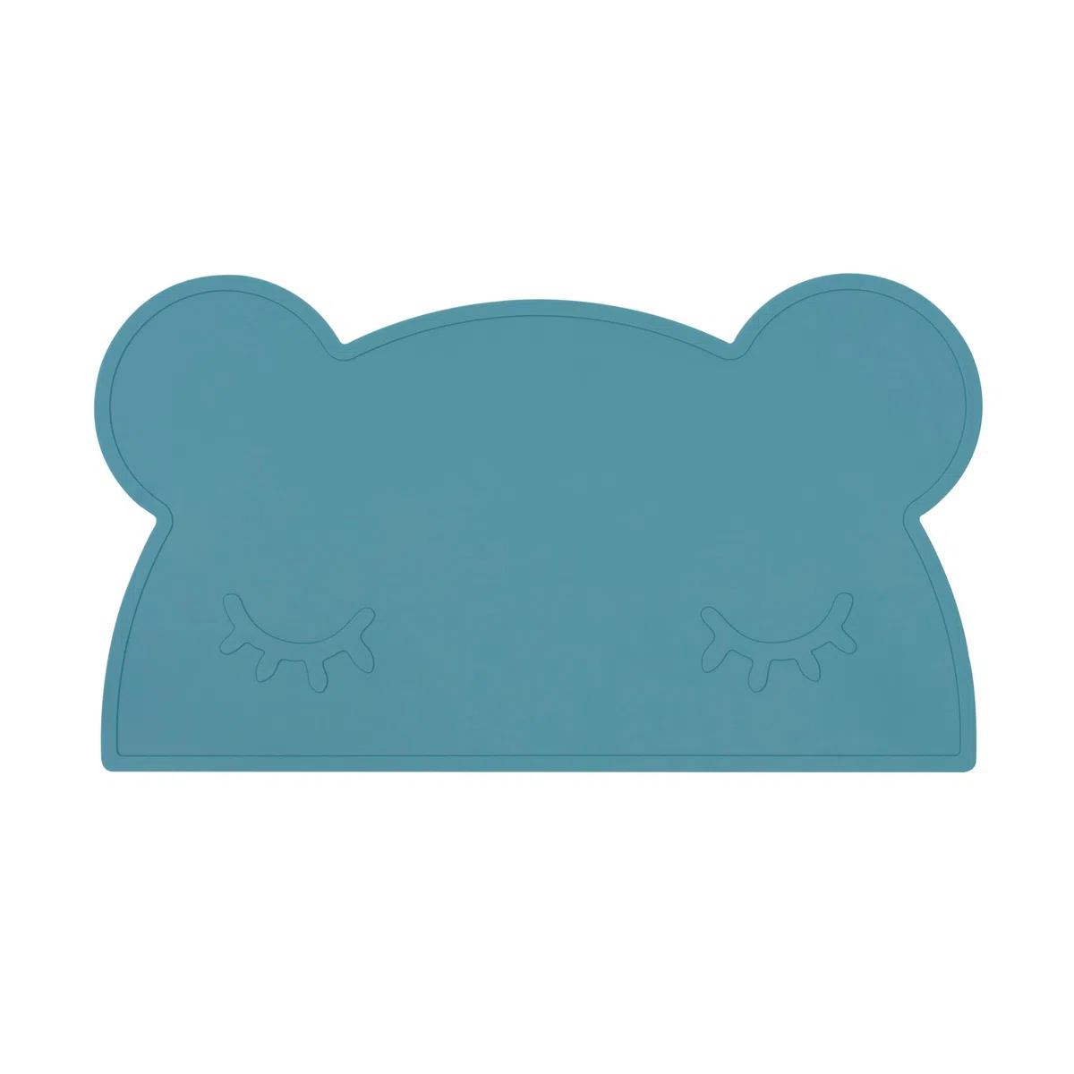 WE MIGHT BE TINY Mantel individual de oso – azul atardecer – apto para lavavajillas y sin BPA