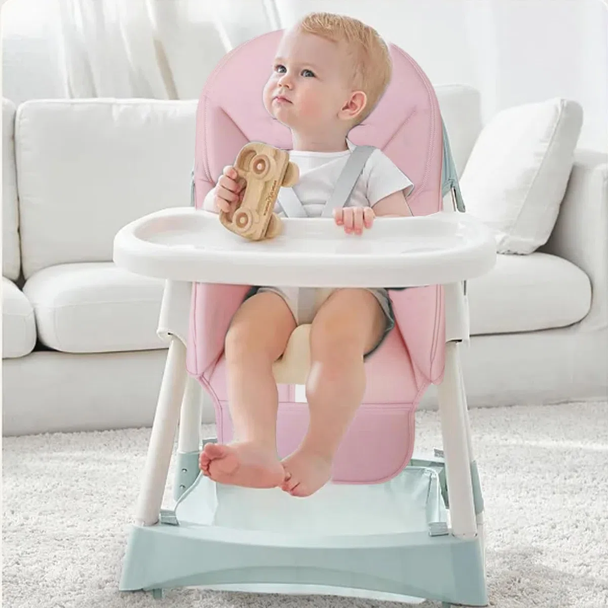 Funda Trona, Cuero PU para Bebé Impermeable, Bebe Funda Trona para Peg Perego, Siesta Zero3, Baoneo, Kosmic Jané etc.
