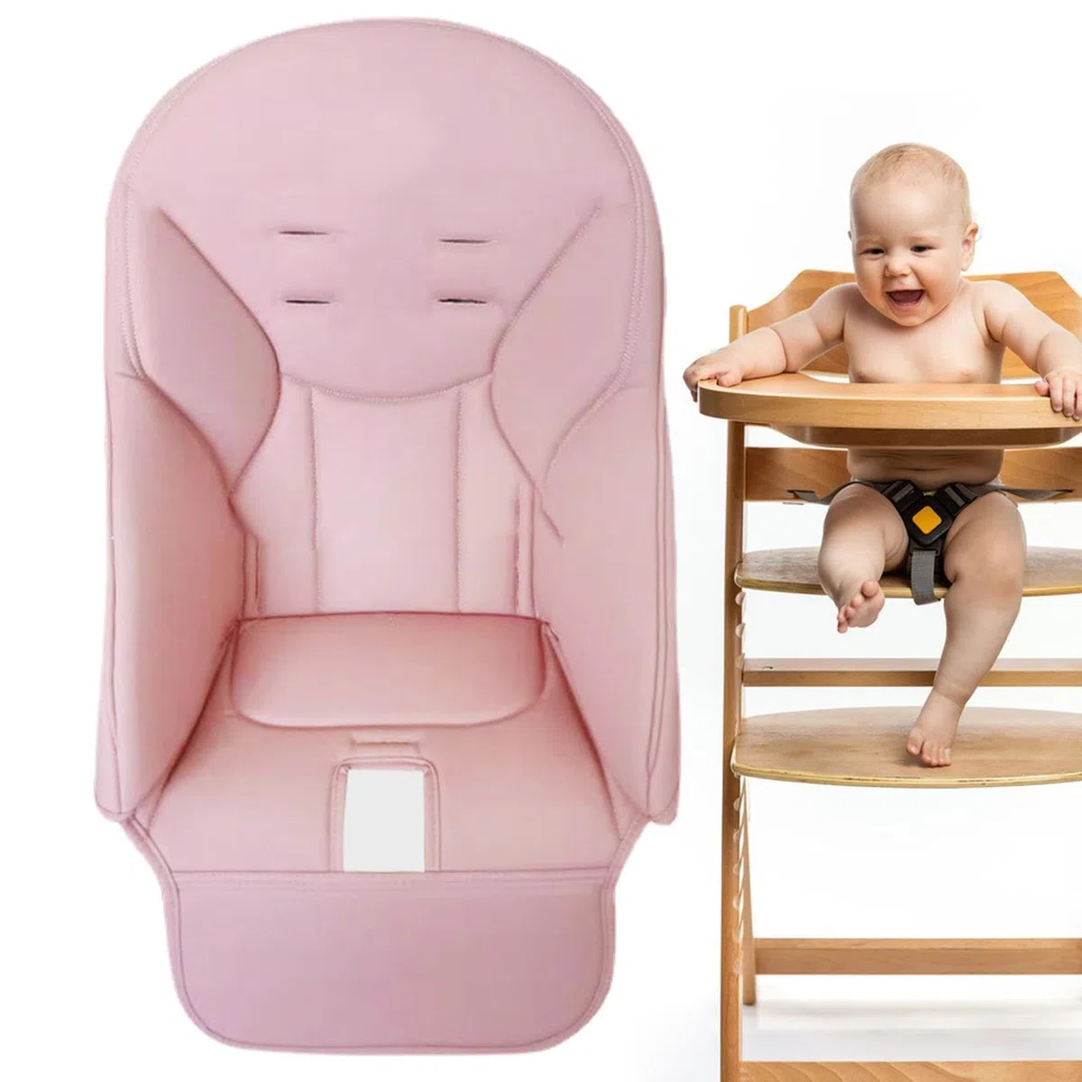 Funda Trona, Cuero PU para Bebé Impermeable, Bebe Funda Trona para Peg Perego, Siesta Zero3, Baoneo, Kosmic Jané etc.
