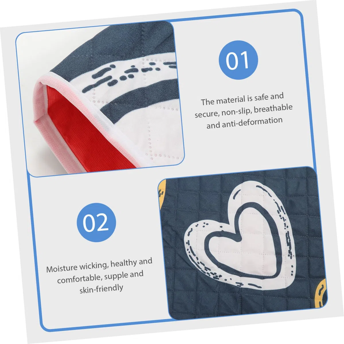 Gatuida Colchoneta para Menstruación Lavable Y Reutilizable para Personas Mayores como Empapador Y Mat Mascotas Ligera Portátil