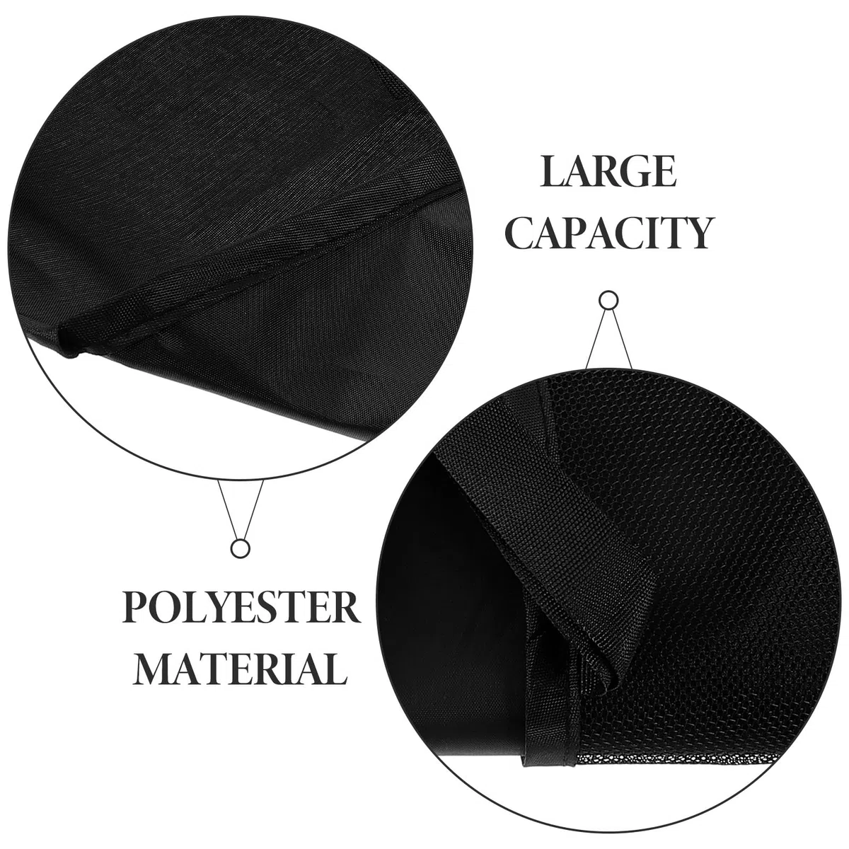 YARNOW Cesta Inferior para Cochecito con Malla Transpirable Organizador Colgante Multifunción para Carrito Carrito de Compras Bolsa Portátil para Pañales Juguetes y Botellas Compatible