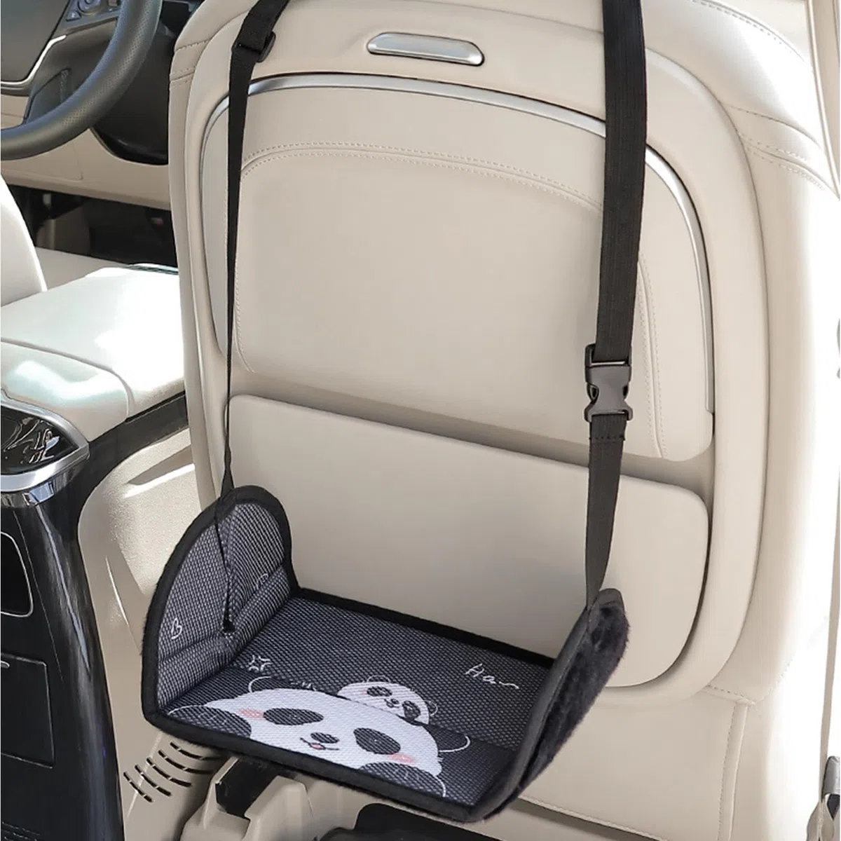 Hamaca para asientos de coche para niños | Reposapiés para niños pequeños en el coche | Lindo reposapiés para aviones | Reposapiés ajustable para viajes en coche - Reposapiés para niños pequeños para