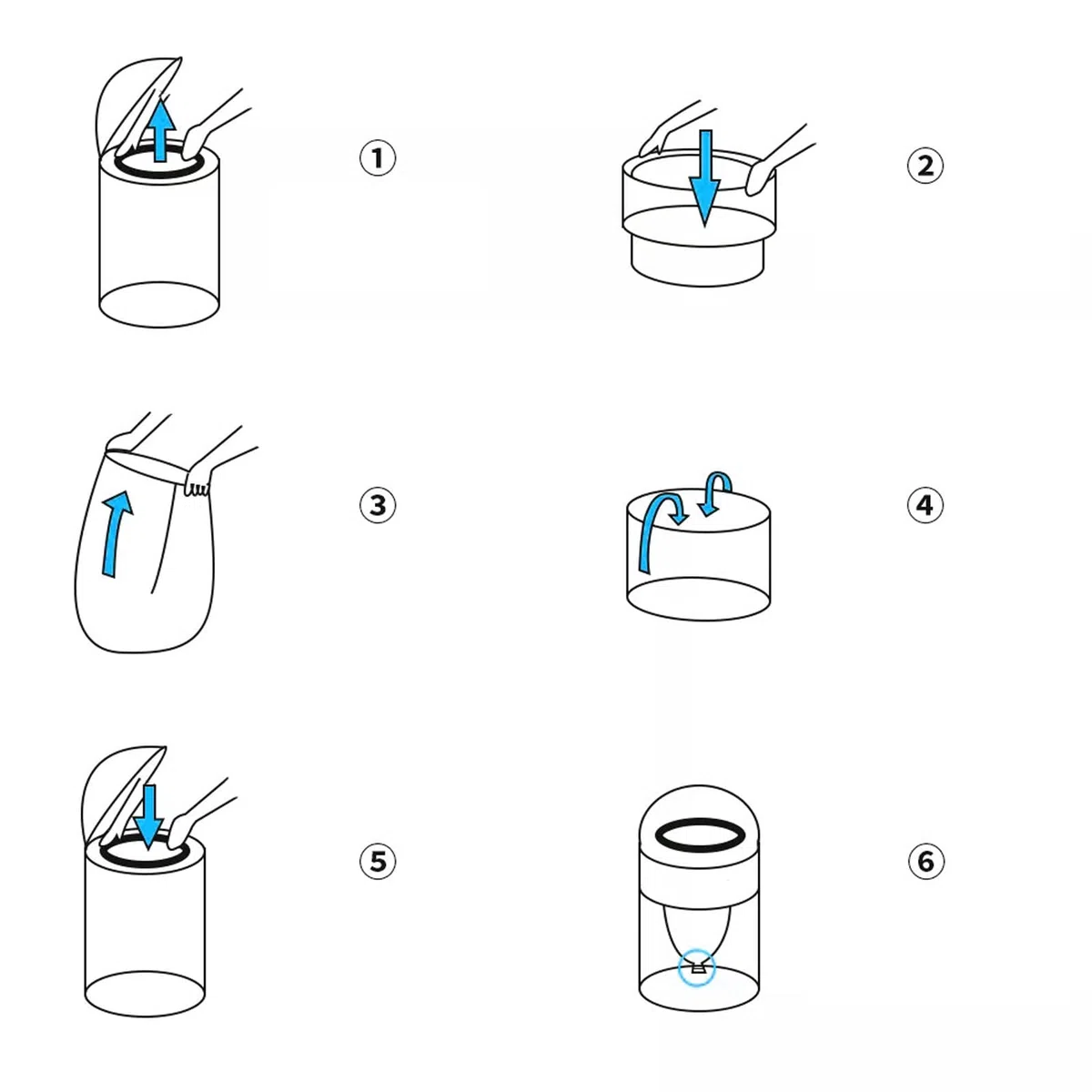 15 Recambios Cubos de Pañales compatible con todos contenedores de pañales Antiolor Bolsa de Relleno para Papelera Pañales Bebe