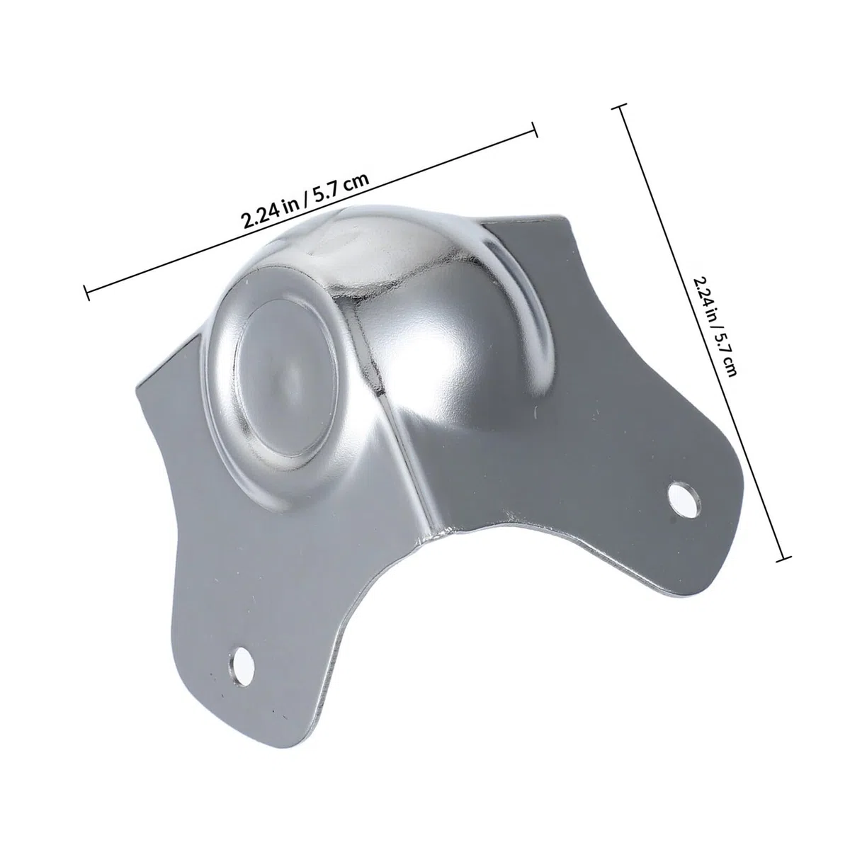 Hohopeti Protector De Esquinas Metálico En Forma De Bola Cantoneras Metálicas Para Muebles Esquina Protector Bola Para Mesas Estuches Y Bordes 2.24 X 2.24 X 2.24 in