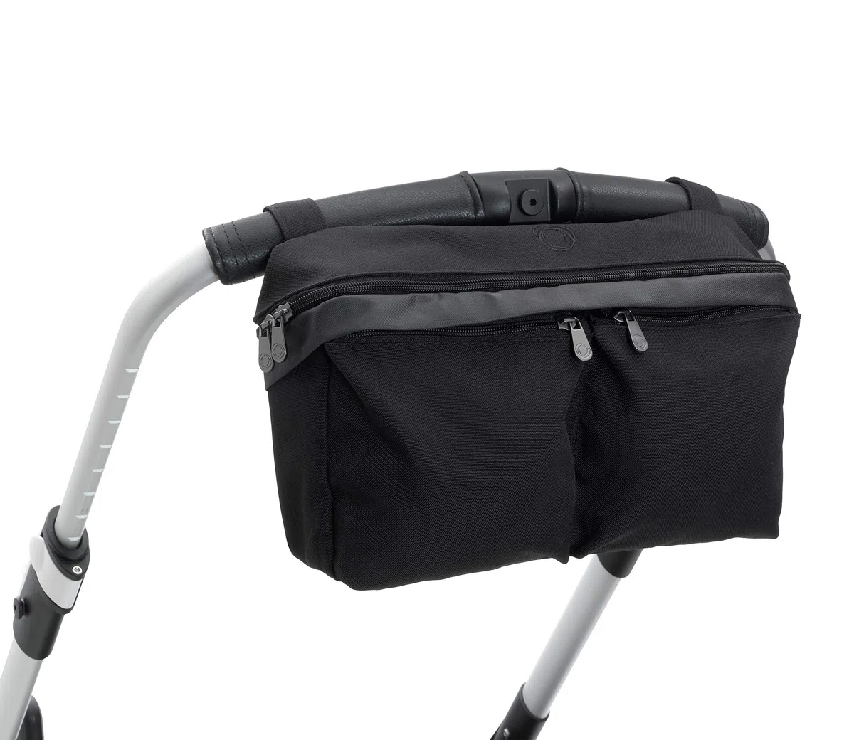 Bugaboo Bolsa organizadora universal para cochecito, se fija al manillar, color negro