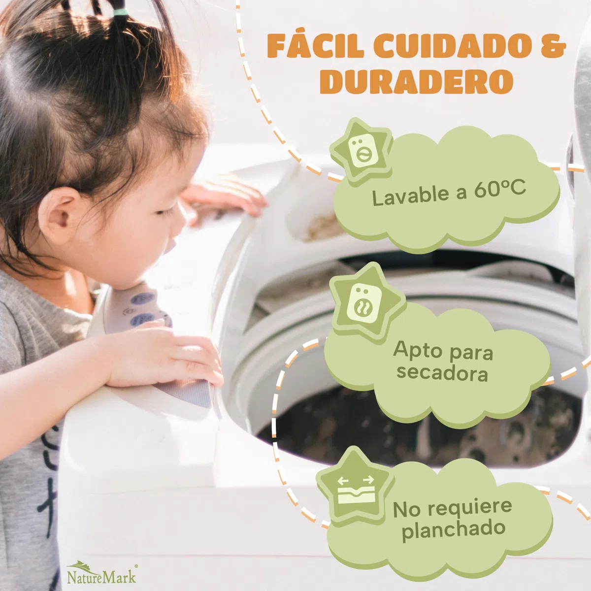 NatureMark Juego de 2 sábanas bajeras ajustables para niños, 100% algodón, para cuna y cuna, 70 x 140 cm, color negro