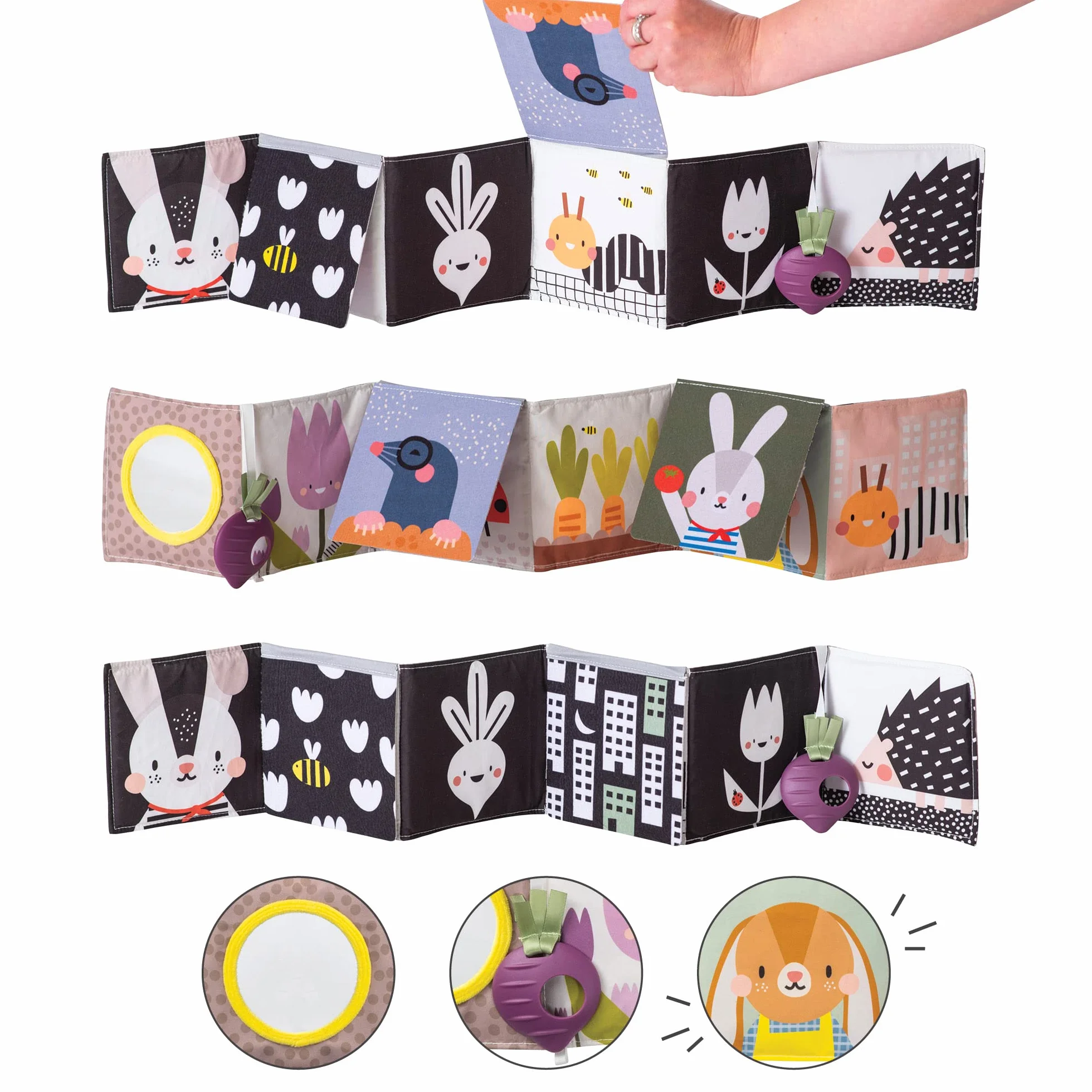 Taf Toys 13065 - Libro escondite jardín