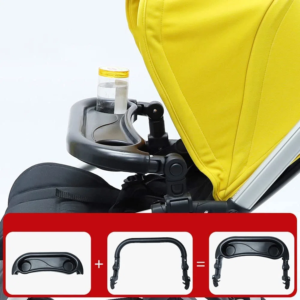Bandeja de aperitivos y Barra de seguridad compatible con Bugaboo Bee 6 and Bee 5 Cochecito