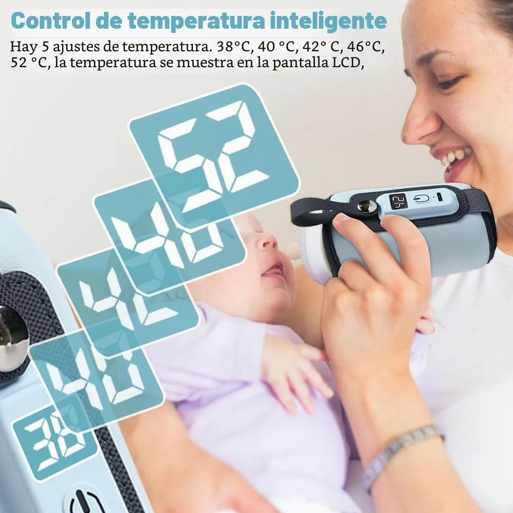 mizikuu Calienta Biberones, Calentador de biberones Termostato rápido Calentador de Alimentos y Biberones con Temporizador y Descongelación Calientabiberones para biberones, calentador de biberones