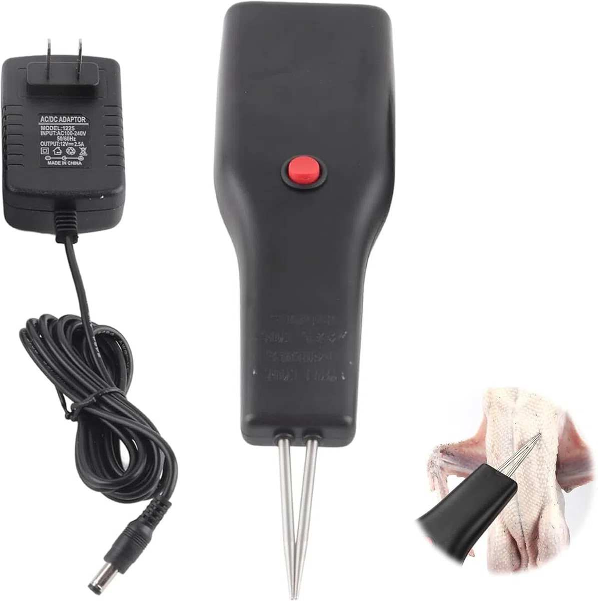Desplumador eléctrico de Plumas de Aves de Corral, portátil, automático, Herramienta de desplumado de Pelo Corto para Aves de Corral, 100 a 240 V, para Pollo, Pato,