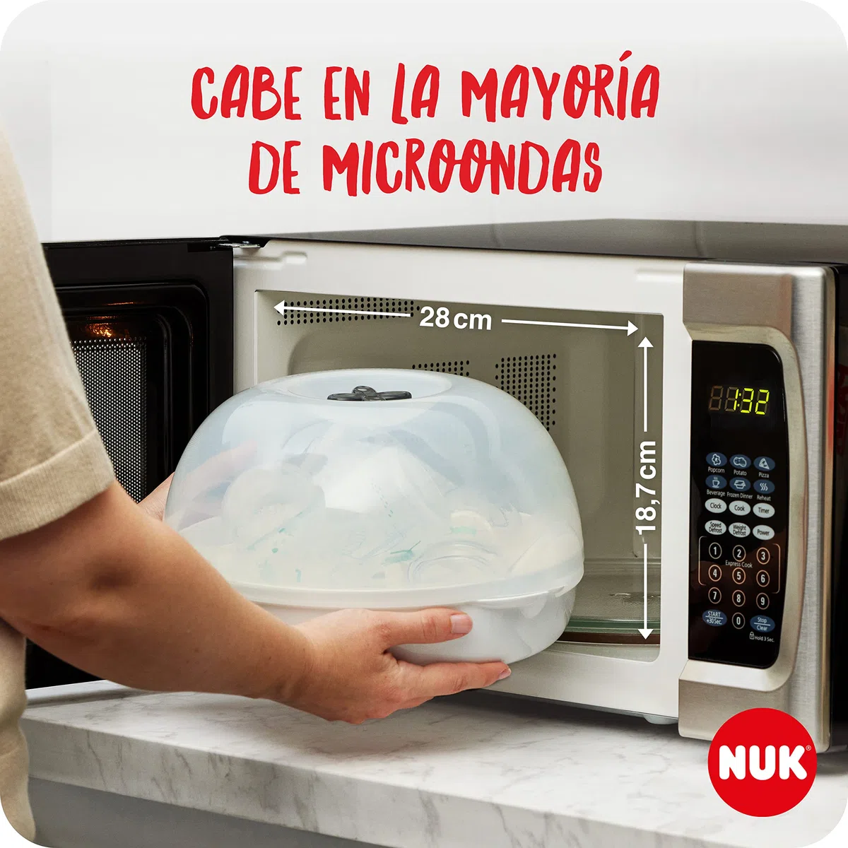 Esterilizador A Vapor Nuk Para Microondas