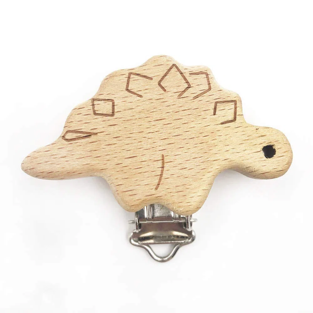 9 piezas Schnullerclip, madera, Schnullerclip, Schnullerketten clip, Schnuller soporte, para recién nacidos niñas y niños