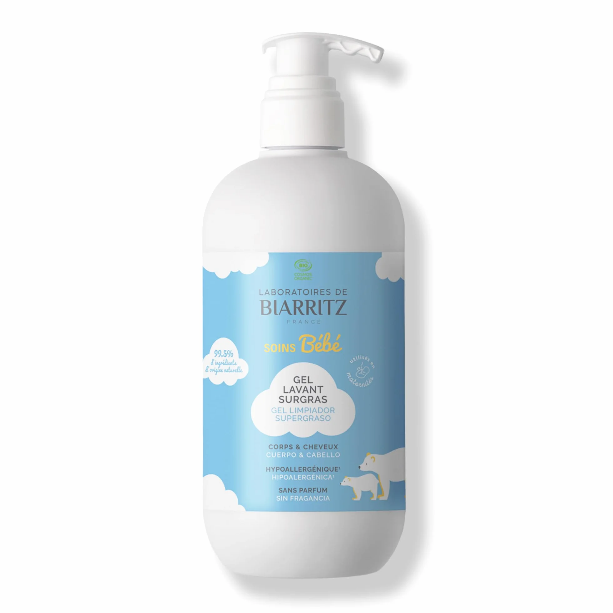 Laboratoires de Biarritz Gel Lavante Supergraso bio 500 ml