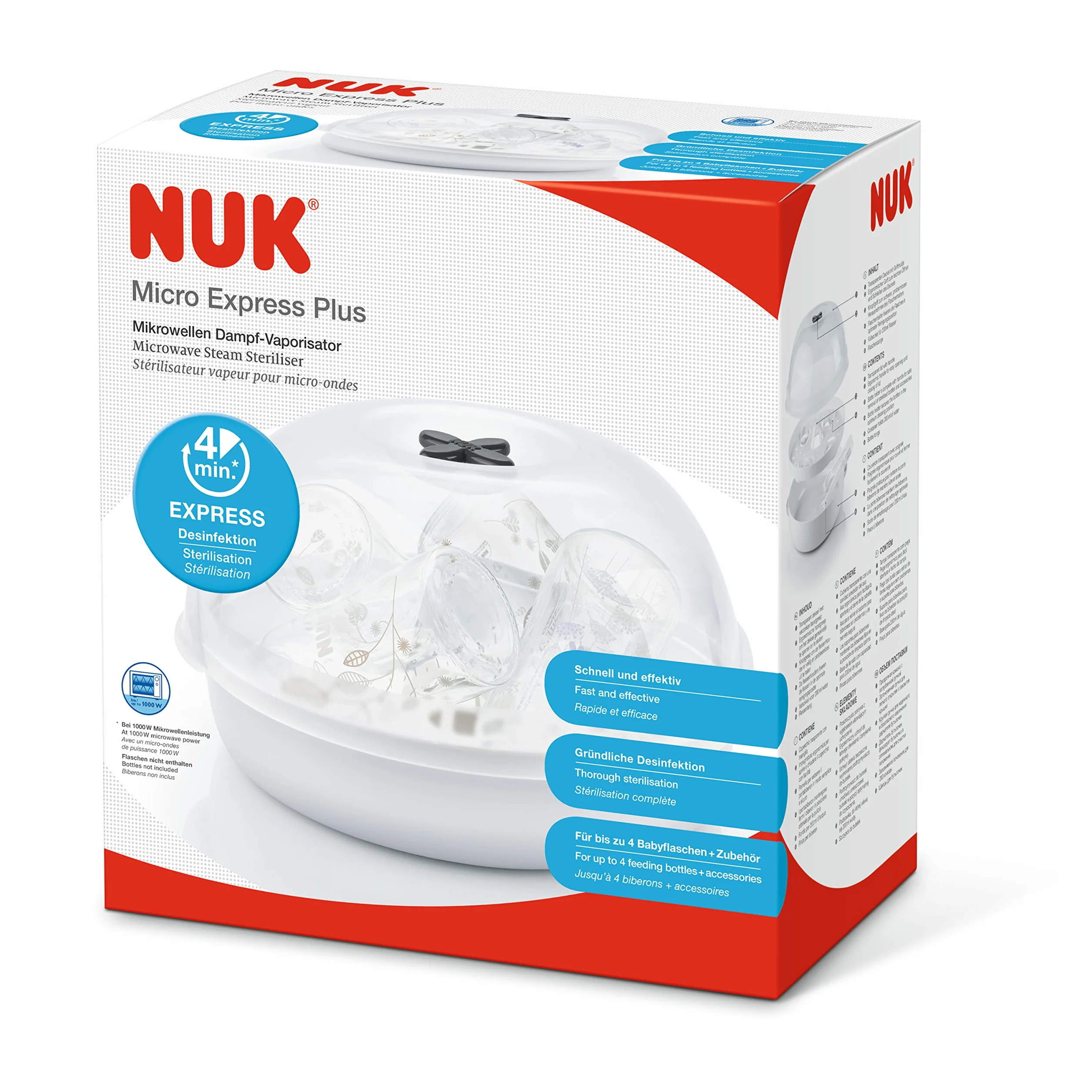 Esterilizador A Vapor Nuk Para Microondas