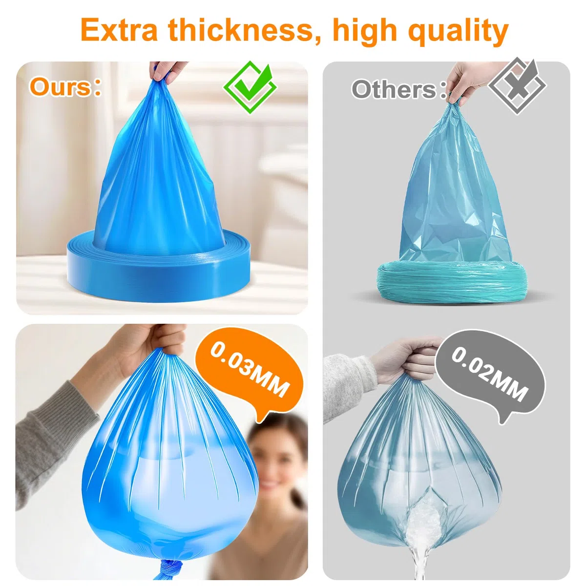 Cartuchos de recambio para cubos de pañales, 12 unidades de cartuchos de repuesto compatibles con AngelCare, Tommee Tippee, Litter Locker, 4,5 m para cubos de pañales