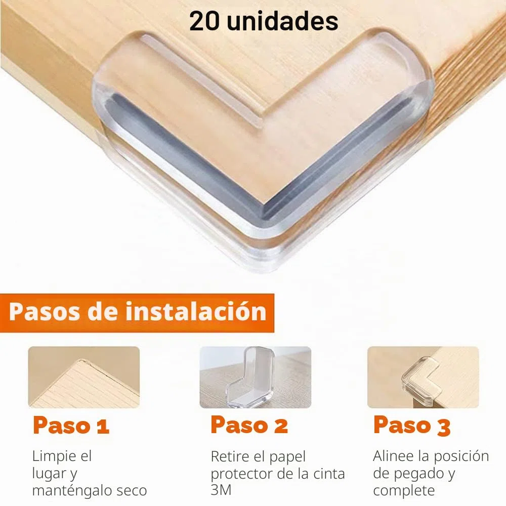 47 Pcs Kit Seguridad Bebe para Bebés y Niños – 12 Protector Enchufes & 3 Llaves+20 Protectores de Esquina de Mesa+8 Cerraduras de Seguridad para Bebés y Niños+4 Bloqueo de Puerta Anti Pellizco