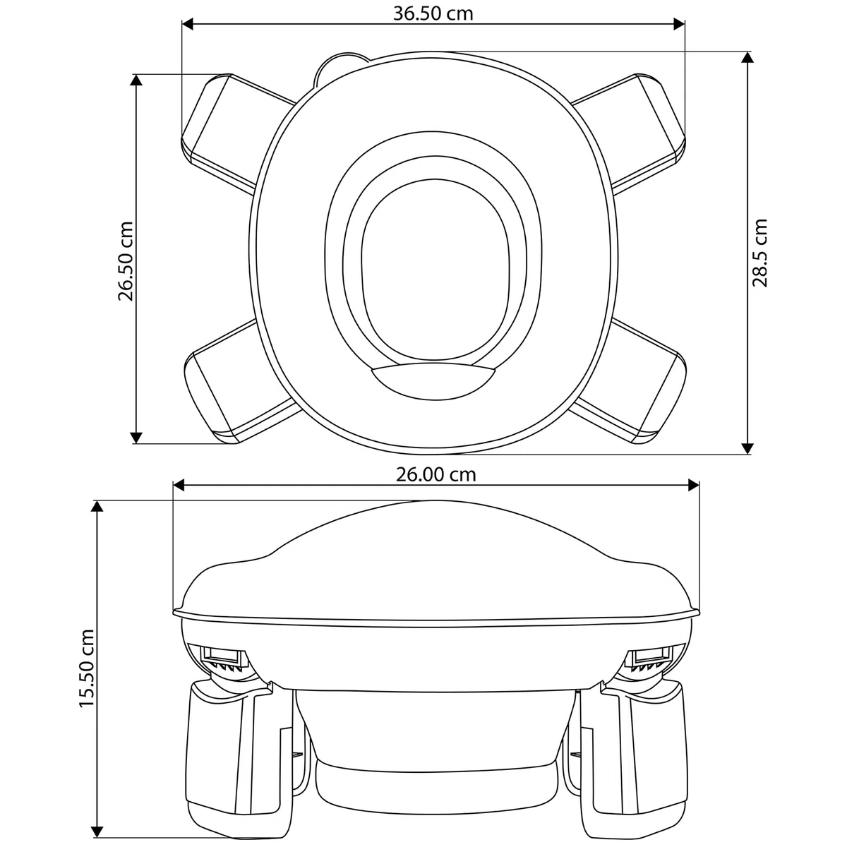 ALMAR Baby Orinal portátil para niños reductor de wc plegable bebes asiento inodoro compacto con bolsas orinal infantil adaptador wc compacto