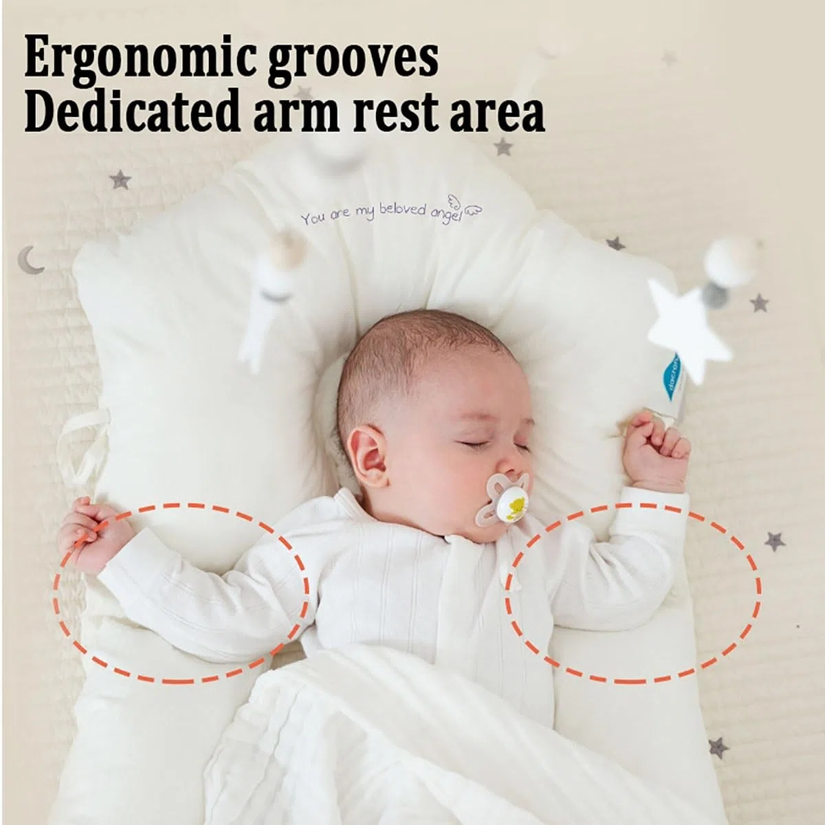 Almohada De Soporte for Todo El Cuerpo, Almohada Genérica De Posicionamiento Lateral, Almohada for Abrazar En Forma De U, Extraíble Y Lavable for Cabeza, Cuello, Piernas Y Todo El Cuerpo