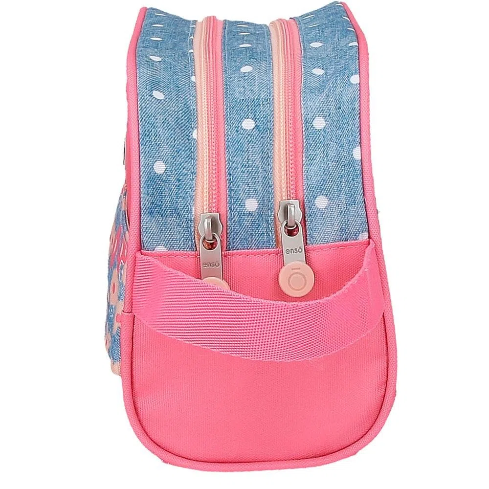 Enso Little Dreams Neceser Adaptable Rosa 26x16x11 cms Poliéster…