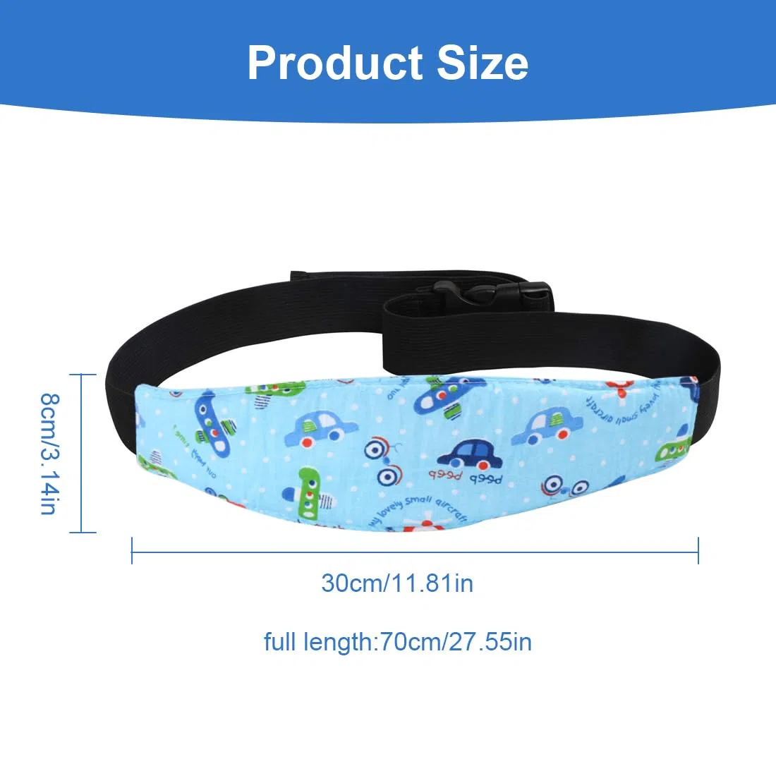 2PCS Reposacabezas Coche Niño, Bebé Soporte Cabeza, Cabezas Coche para Niños,Soporte Cabeza Niños,Reposacabezas para Asiento de Niños,Soporte Seguridad de La Cabeza para