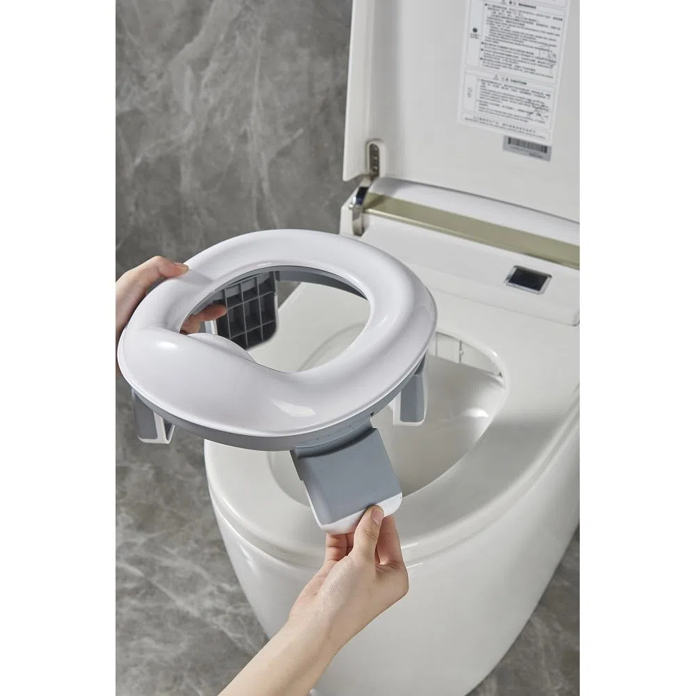 Interbaby – Orinal Bebe Portátil 2 en 1 | Reductor WC Portatil Niños + Orinal Plegable Viaje | Asiento Antideslizante, Compacto y Cómodo | Ideal para Casa, Guardería y Vacaciones | Desde 18 Meses