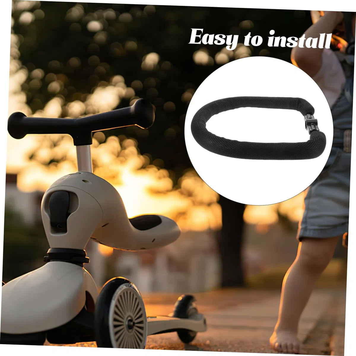 ifundom Barra Transversal Ajustable para Mayor Comodidad y Seguridad Reposabrazos de Plástico y Tela, Diseño Minimalista y Tamaño Regulable para Cochecito de Niño y Niña