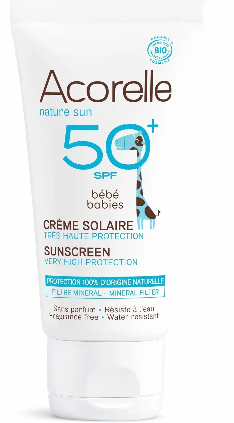 Acorelle - Crema Solar Bebe SPF50 Bio, 50ML