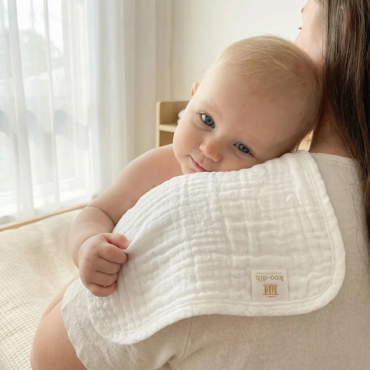 Muselinas Bebé Paño 10 Piezas 100% Algodón Super Absorbentes Gasas para Bebes Toallas Bebe de Muselinas para Recien Nacido Niñas Niños