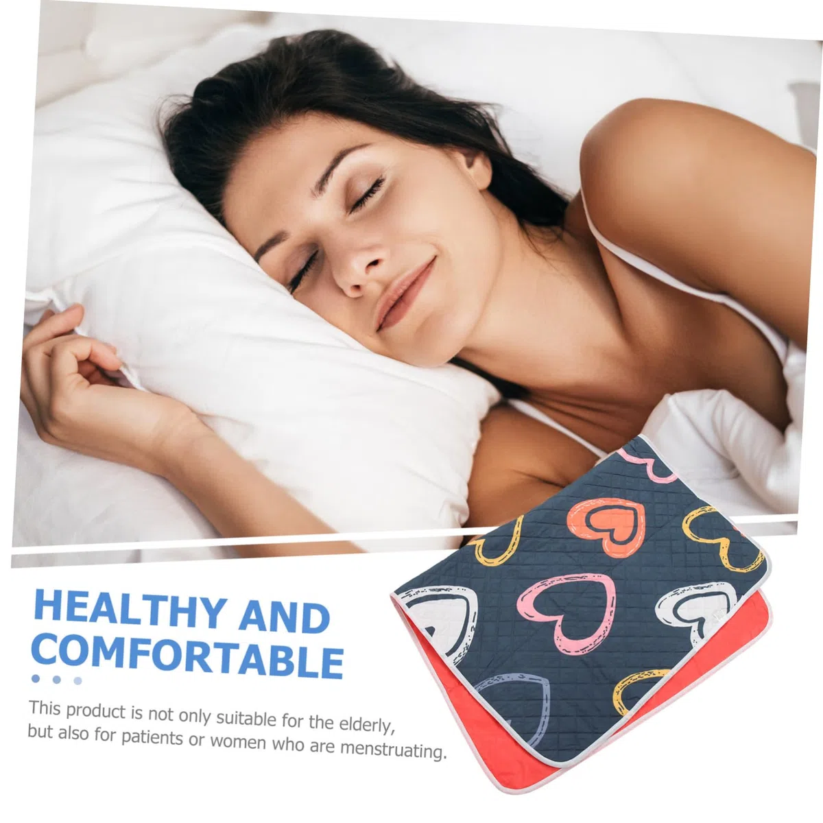 Gatuida Colchoneta para Menstruación Lavable Y Reutilizable para Personas Mayores como Empapador Y Mat Mascotas Ligera Portátil