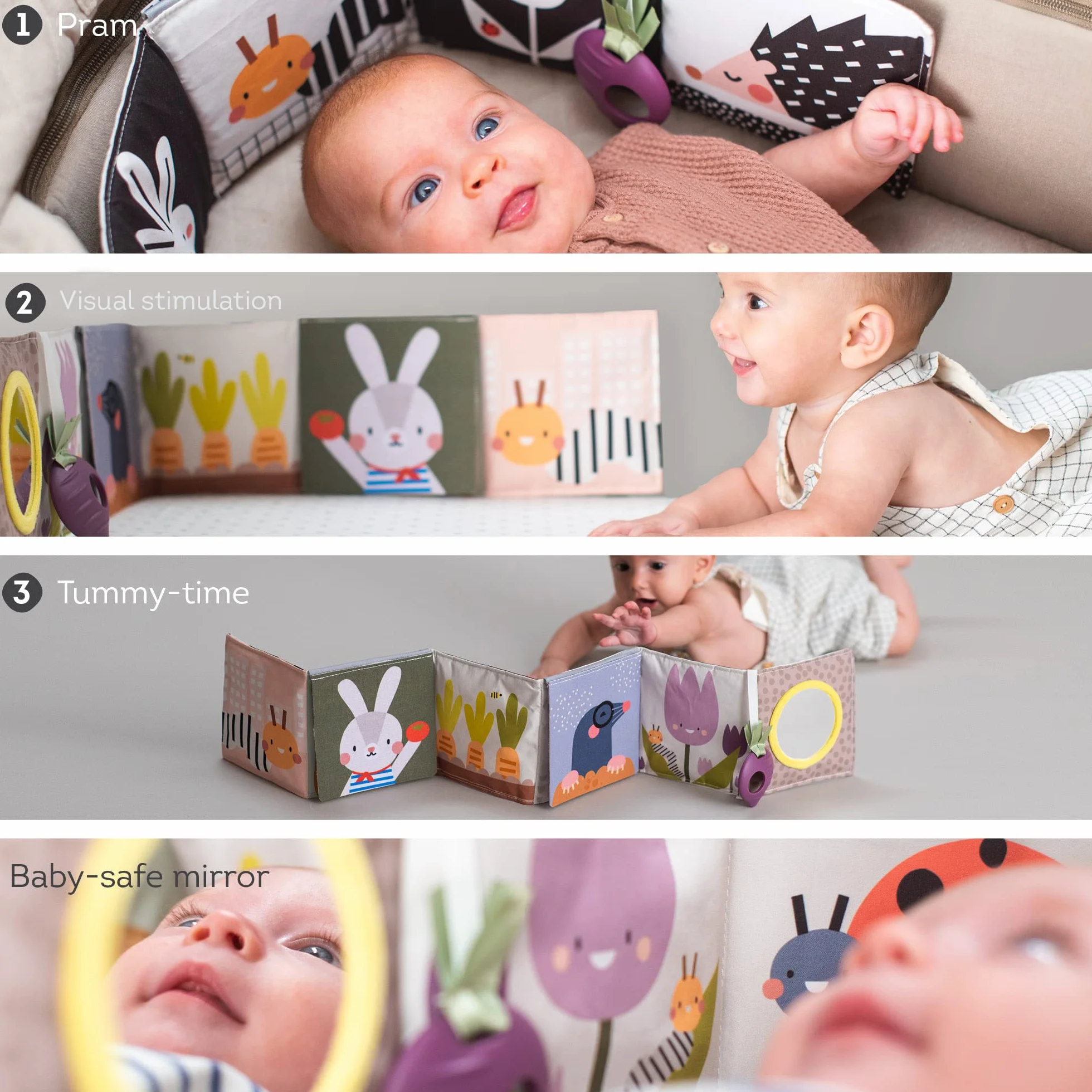 Taf Toys 13065 - Libro escondite jardín
