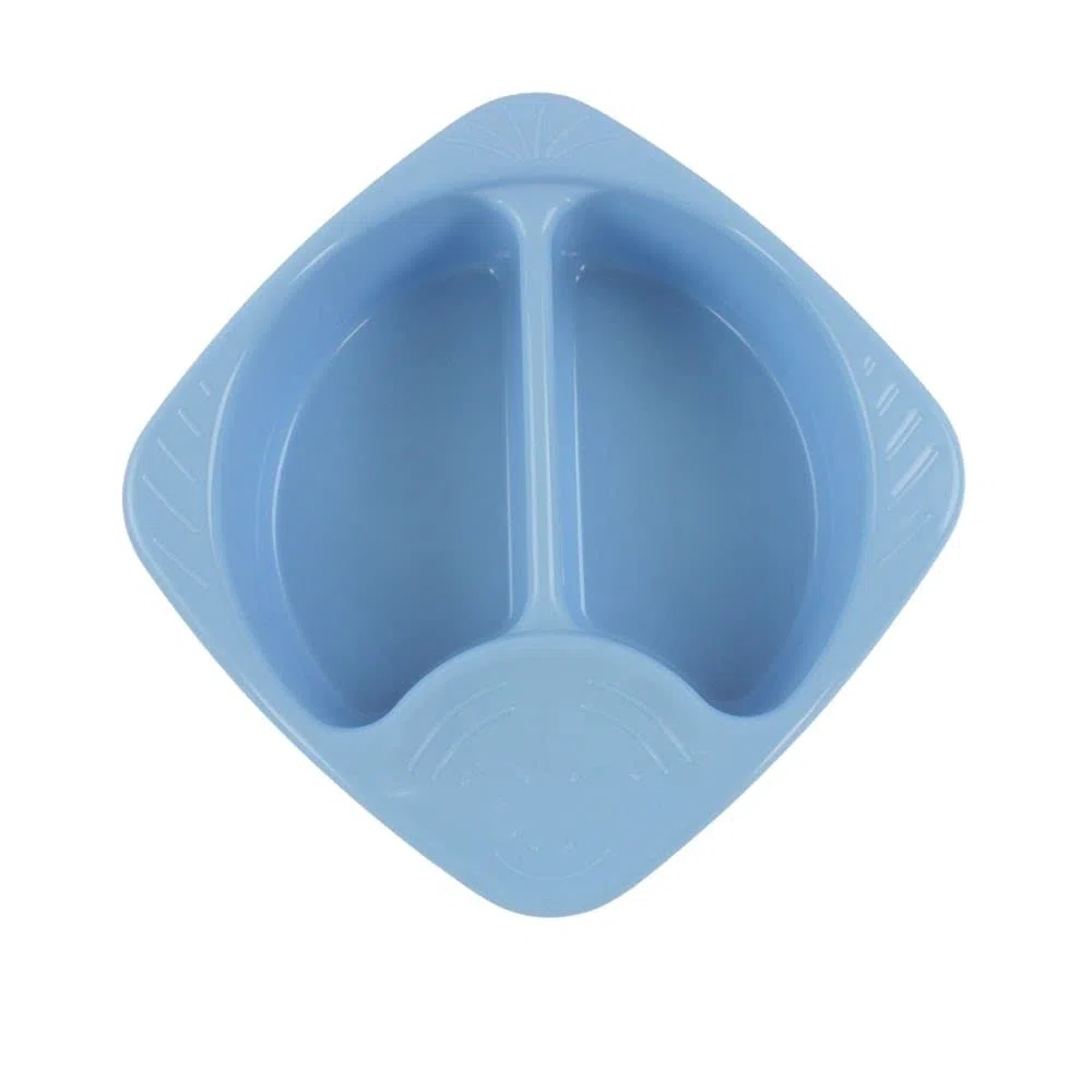 Junior Joy Top & Tail Bowl with 2 Pack Baby Sponge, Blue