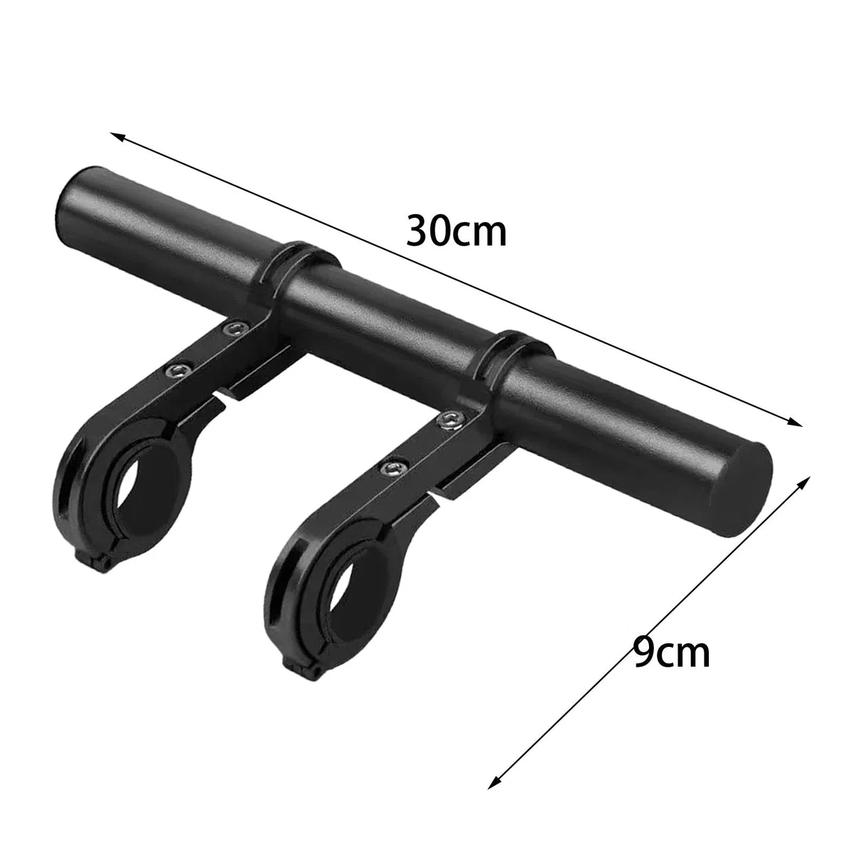 perfeclan Barra de extensión de manija de cochecito, extensión de manillar, reposabrazos de extensión de cochecito, para cochecito de bebé, negro
